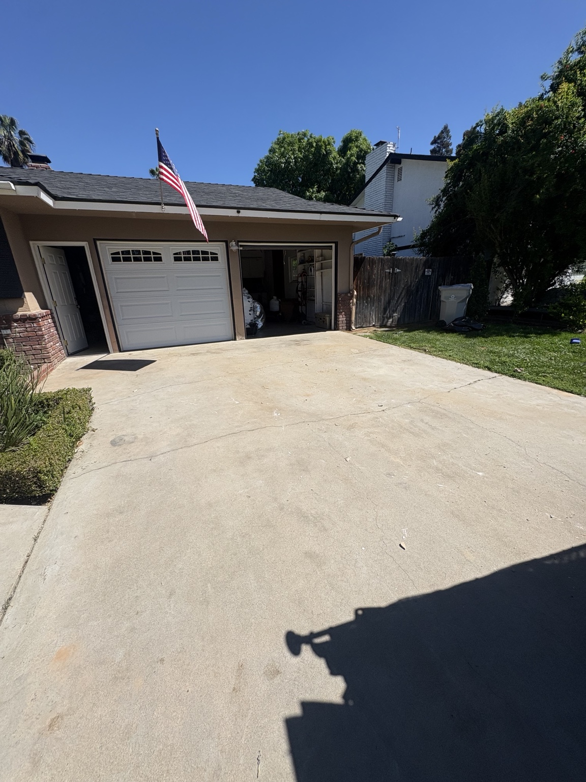 Driveway clean and clear after junk removal